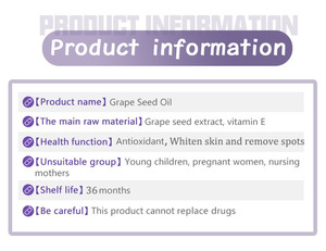 Cápsulas de extracto de semilla de pomelo sin gluten, suplemento herbal consciente de plantas para adultos, promueve el crecimiento del cabello - Product Image 5