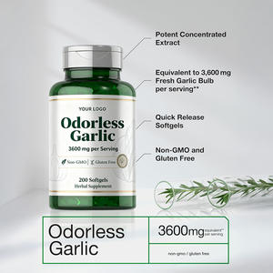 مصنع تعبئة الثوم ، مضاد للأكسدة الصحي المناعي للقلب ، قوة عالية مخصصة ، بالملغم سوفتجيل - Product Image 6