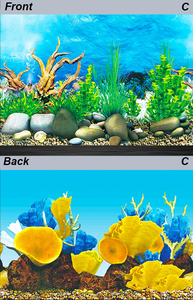 <span class=keywords><strong>Fondo</strong></span> de tanque de <span class=keywords><strong>peces</strong></span> de 2 lados, <span class=keywords><strong>fondo</strong></span> de río y lago, acuario de tamaño completo para opción - Product Image 6