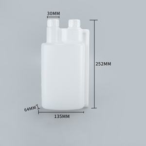 250ml 500ml 1000ml Dosage Mesure Plastique Double Deux Double Chambre Double Cou Bouteille - Product Image 1