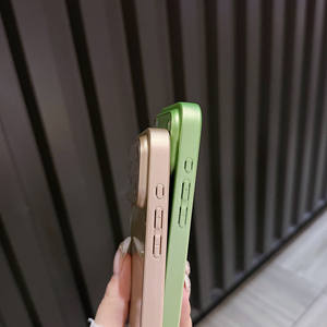 Funda de <span class=keywords><strong>Teléfono</strong></span> de Lujo con Brillantina y Recubrimiento para iPhone Air 13 14 15 16 17 Pro Max, Protector de Lente, Antigolpes, Estilo Femenino - Product Image 4