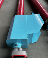 Convoyeur à vis flexible mobile Zhenhan 120 mm, machine d'aspiration de céréales à haute efficacité et économie de main-d'œuvre, moteur, capacité 5-7T/H, maïs, blé