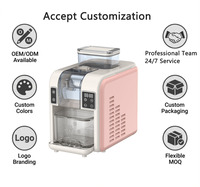 Machine à neige pilée automatique en plastique pour usage extérieur, machine à cocktails et à bingsu, capacité de 1,5 L, pour hôtel et usage domestique