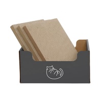 Kunden spezifische Wellpappe Cat Scratch House Druck karton Papier Cat Playhouse mit Scratcher Container für Katzen Pet Paper House