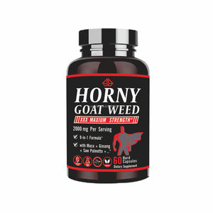 Cápsulas Herbales Dietéticas 9 en 1 con Horny Goat Weed, Maca y Ginseng para Hombres, OEM Boost Energy, Endurance, Soporte Muscular - Product Image 4