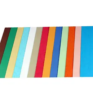 Kalın renk bristol kağıt kabartmalı deri tahıl kapak karton kağıt