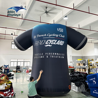 T-shirt géant gonflable personnalisé Maillot gonflable de sport d'équipe de football pour événement sportif en plein air