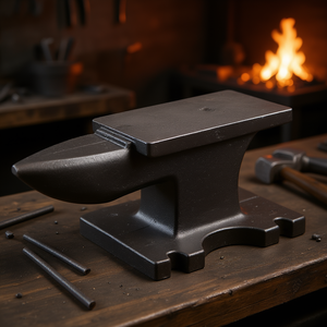 Enclume en fonte à corne unique 11 kg 6,8 x 3,5 pouces pour forgeage, cintrage et façonnage, haute dureté, stable, pour utilisation sur plan de travail - Product Image 2