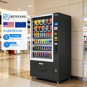 ตู้จำหน่ายสินค้าอัตโนมัติ RUNYANG หน้าจอ LCD สำหรับอาหารและเครื่องดื่ม  ความจุสูง เหมาะสำหรับสินค้าปลีก - Product Image 1