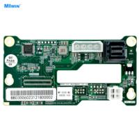 MIWIN 1U 2-Bay SAS Direct-Attached Festplatten-Backplane 1U 3,5 Zoll 2-Bay SATA Passives Festplatten-Backplane für Server