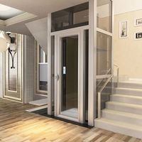 Haute qualité petite villa maison ascenseur personnalisé Double porte, Quatre portes, Porte simple