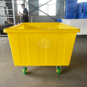 Carrito de limpieza Rotomolding a precio barato de fábrica, servicio de lavado de habitaciones de Hotel y Hospital, carrito de lavandería para SLE - Product Image 4