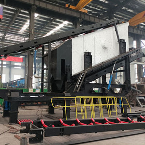 Tractor móvil Aimix tipo 100TPH trituradora de impacto de mandíbula de piedra caliza y planta de cribado a Rusia - Product Image 3