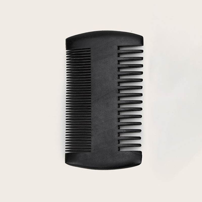 Black wooden comb - F