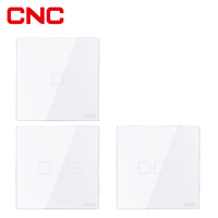 Commutateur tactile WiFi de boîtier mural intelligent de domotique Wi-Fi 2.4GHz avec réseau Zigbee