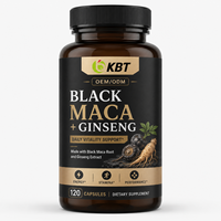 Fabricant certifié HALAL, capsules de racine de maca personnalisées, complément alimentaire à base de plantes, étiquette privée personnalisée, capsules de maca et de ginseng