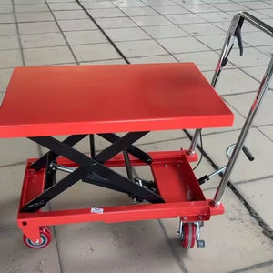 Chariot de levage manuel pour meubles avec ciseaux en acier inoxydable, chariot pliable, chariot de levage manuel - Product Image 1