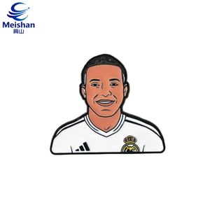 Badge Meishan Creative : Étoiles de football légendaires, buts emblématiques, moments décisifs, couleurs dynamiques, design dynamique, cadeau pour les fans, accessoire - Product Image 4