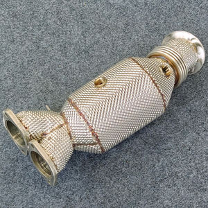 Nuevo Estilo de Tubo de Escape con Aislamiento Térmico para BMW 335i E90/E92/E93 3.0T N55 2009-- SS304 Tubo de Escape de Flujo <span class=keywords><strong>Libre</strong></span> con Catalizador en Stock - Product Image 3