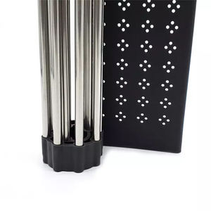 פלדת אל-חלד קישוח מעל כיור מתלה מנקז צלחת באנר עם סל לכיור מטבח - Product Image 4