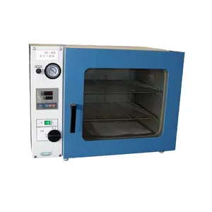 Porta de vidro com controle de microprocessador, display digital DZF-6020, configuração e forno a seco a vácuo com temperatura real