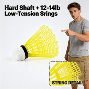 Volantes de Bádminton de Plástico Premium, 12 Unidades, Duraderos, Ecológicos, Vuelo Estable Profesional, para Torneos - Product Image 3