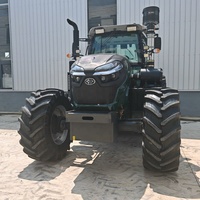 Tracteur agricole chinois DONOL économique, 220 CV, 4 roues motrices, haute productivité, boîte de vitesses