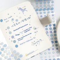 Pegatinas Acrílicas Transparentes de Doble Cara con Puntos Termoadhesivos, Cinta Decorativa Creativa para Manualidades, Índice de Cuentas a Mano