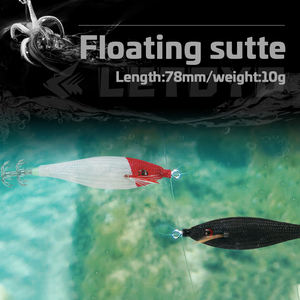 LETOYO LT130827 Leurres de pêche flottants 105mm 10g Appâts lumineux Squid Cloth Jigs Hooks EGI Squid Jig - Product Image 4