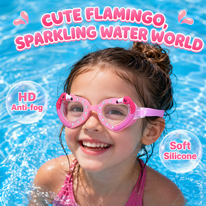 Gafas de Natación Antivaho de Alta Definición para Niños, con Correas de Silicona, Suministro de Fábrica - Product Image 6