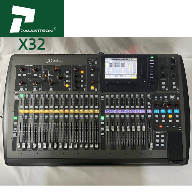 X32 Digital Console 32 Inputs 16 Outputs Stage Digital Mixer Line Array Speakers System Audio Equipment