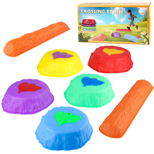 Piedras <span class=keywords><strong>de</strong></span> Equilibrio Sensoriales para Niños - Piedras <span class=keywords><strong>de</strong></span> Paso con Luces <span class=keywords><strong>de</strong></span> Arcoíris para Coordinación y Juego en Interiores/Exteriores - Product Image 5