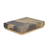 Boîte de papier kraft écologique avec logo personnalisé Matériaux recyclés Impression UV-Boîte d'emballage personnalisée pour cadeau