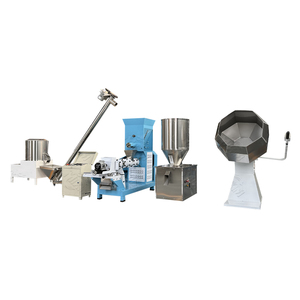 Prix usine petite ligne de production de machine d'extrudeuse d'aliments pour poissons ligne de production d'aliments pour animaux de compagnie d'alimentation flottante - Product Image 1