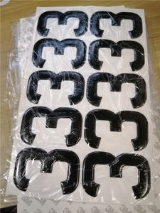 Numeri e Lettere in Resina Nera Impermeabile di Alta Qualità per Auto e Moto, Produzione Cinese - Product Image 5