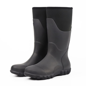 Bottes en néoprène isolées de haute qualité YL3590, hauteur genou, pour travaux extérieurs, chasse, jardinage, agriculture, travaux dans la boue - Product Image 1