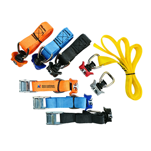 Correa de Amarre de Poliéster de 25 mm con Hebilla de Leva y Accesorios para Riel en L, Correas de Amarre con Trinquete, Accesorios de Control de Carga, Riel en L - Product Image 1