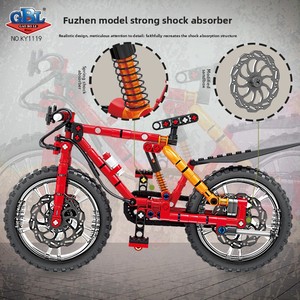 Kaizhi KY1119 Gaobole Blocs de construction Moto Ornement en plastique ABS Jouet éducatif à assembler pour garçons de 0 à 3 mois - Product Image 2