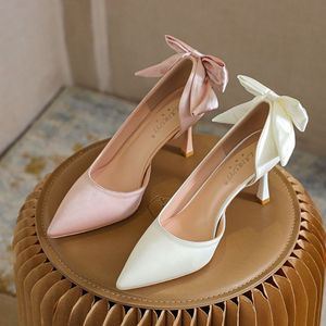 Produits de dropshipping : Mules à talons hauts pour femmes, design nœud, mode 2024 - Product Image 3