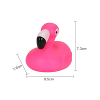 Mini canard flottant sonore en vinyle pour le bain, jouet pour enfants, en plastique, pour soulager le stress des bébés, jeu aquatique