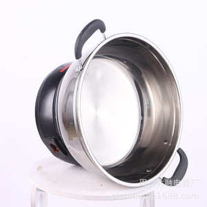 <b>Electric</b> <b>Steamer</b> Single Layer Stainless Steel Lid 6-10 Minutes Heating Speed <b>Electric</b> Cooking Pot For Home Use - Product Image 2