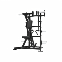 Máquina de Gimnasio Comercial de Doble Función para Entrenamiento de Fuerza, con Carga de Placas, Iso Lateral, para Pecho y Espalda