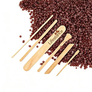 Perles de cire dure indolore à base de colophane, sans bande, pour épilation, prix d'usine, pour mains, pieds et corps entier, usage domestique - Product Image 1