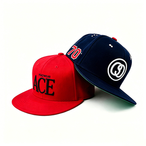โรงงานหมวก BSCI หมวกแก๊ปปักลายนูน 3 มิติ แบบ Snapback, ปักโลโก้ตามสั่ง หมวกวินเทจ Snapback พร้อมหัวเข็มขัดพลาสติก - Product Image 4