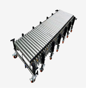 Transportador <span class=keywords><strong>de</strong></span> <span class=keywords><strong>Rodillos</strong></span> Telescópico Flexible con Giro <span class=keywords><strong>de</strong></span> 360°, Banda <span class=keywords><strong>Transportadora</strong></span> <span class=keywords><strong>de</strong></span> Acero Inoxidable, Línea <span class=keywords><strong>de</strong></span> Clasificación Rápida para Carga <span class=keywords><strong>de</strong></span> Camiones - Product Image 4