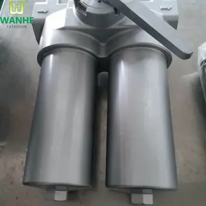 Hochwirksame Duplex-Ölfilter gehäuse aus hydraulischem Aluminium FLND-160 FLND-250 Duplex filter