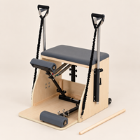 Chaise Wunda de qualité commerciale, stable, en érable IT, pour studio de Pilates, chaise Wunda Pilates pour exercices corporels