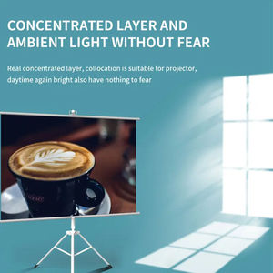 Nhà Máy Giá 84 Inch 16:9 Alr Xách Tay Hot Bán Tripod Màn Hình Máy Chiếu Với Đứng - Product Image 4