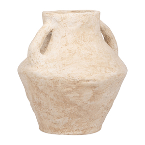 Vaso a due manici in ceramica fatta a mano, vaso per fiori in cartapesta per soggiorno, camera da letto, ufficio. - Product Image 2