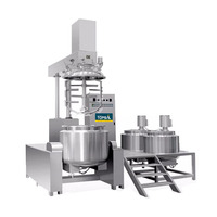 Mélangeur homogénéisateur automatique à cisaillement élevé Topsail, émulsifiant sous vide pour la production de dentifrice, crème cosmétique et pâte